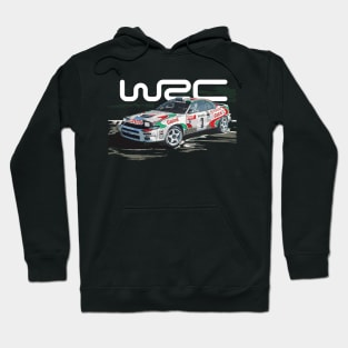 Drifting Toyota Celica st185 Carlos Sainz Monte Carlo wrc Hoodie